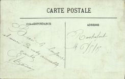 VINTAGE POSTCARD Boat War Navy the Armor D standard squadron France Jean Bart