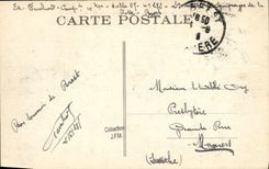 VINTAGE POSTCARD Bateau War Armours D Escadre standard Jean Bart