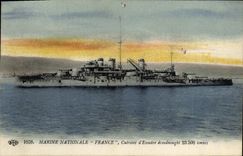 VINTAGE POSTCARD Bateau War National Nostril France Armours D Escadre