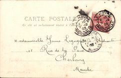 VINTAGE POSTCARD Boat War the Sling Against French Destroyer