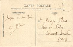 VINTAGE POSTCARD Boat War Galileo Cruiser of 3rd class