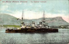 VINTAGE POSTCARD Bateau War Gallic French Navy Armours