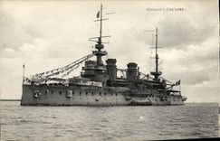 VINTAGE POSTCARD Bateau War Armours Gallic