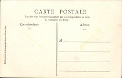 VINTAGE POSTCARD Bateau War the Gallic one Armours D Escadre