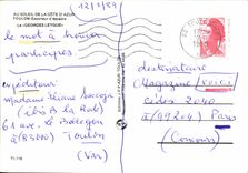 MODERN CARD Boat War Georges Leygue