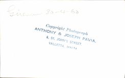 MODERN CARD Boat War Against Destroyer Malta Valletta