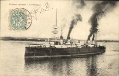 VINTAGE POSTCARD Bateau War Glory Armours Cruiser