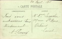 VINTAGE POSTCARD Bateau War Cruiser Armours Glory