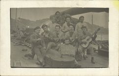 CHART Boat War Gueydon 1911 Crew