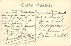 VINTAGE POSTCARD Boat War Military port of Brest the Guichen Cruiser