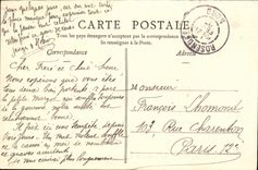 VINTAGE POSTCARD Boat Dunkirk War Guichen in the Basin