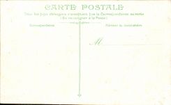VINTAGE POSTCARD Bateau War French Navy the Notch Keeps Dimensions