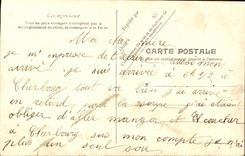 VINTAGE POSTCARD Boat War French Navy the Notch