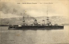VINTAGE POSTCARD Bateau War French Navy Iena Armours D Escadre