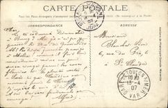 VINTAGE POSTCARD Bateau War Catastrophe Of Iena Mr Thomson going Ministre for the Navy has edge