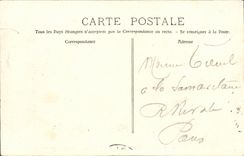 VINTAGE POSTCARD Boat Toulon War the Catastrophe of L Iena Aspect of the Bridge of L Iena After L explosion