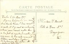 VINTAGE POSTCARD Boat War Culrasse D Iena Squadron After L Explosion Beach and turrets late