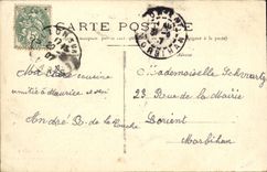 VINTAGE POSTCARD Bateau War Funeral of the Victims of Iena Prolong D artillery carrying the coffins