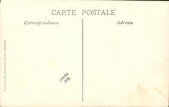 VINTAGE POSTCARD Boat War the Catastrophe of Iena Iena seen By Back Port side