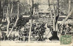 VINTAGE POSTCARD Catastrophe Of Iena Places D Armes Religious ceremony Toulon Boat