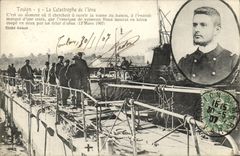 CPA Toulon La Catastrophe de l Iena Bateau 