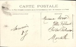 VINTAGE POSTCARD Catastrophe Of Iena After L explosion of Iena Toulon Transport of the first wound