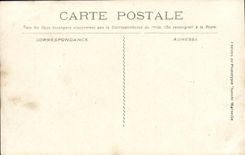 VINTAGE POSTCARD Catastrophe Of Iena Mr Thomson Minister for the Navy and the admirals on the spot of the catastrophe