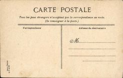 VINTAGE POSTCARD French Marine Iena Armours 2nd class