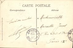 VINTAGE POSTCARD Toulon Catastrophe of the Armor Iena March 1907 L sets fire to after the explosions