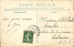 VINTAGE POSTCARD Funeral of the victims of L Iena the president of the Republic leading mourning