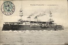 CPA Bateau Guerre Marine Francaise Le Jaureguiberry