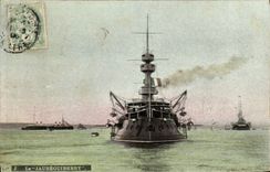 VINTAGE POSTCARD Boat War Jaureguiberry