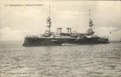 VINTAGE POSTCARD Bateau War Jaureguiberry Armours D squadron