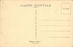 VINTAGE POSTCARD Boat War French Navy De Querre the Armor Jean Bart