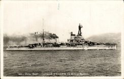 MODERN CARD Bateau War Jean Bart Armours D Escadre of 23500 Tons