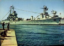 MODERN CARD Boat War National marine the Armor Jean Bart