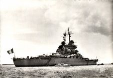 CPSM Boat War French Navy the Jean Bart