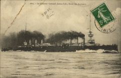 VINTAGE POSTCARD Bateau Navy Jeanne D arc Croiseur Armours School of the candidates