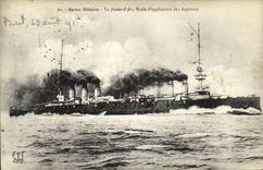 VINTAGE POSTCARD Boat Navy Jeanne D arc School D application of the candidates