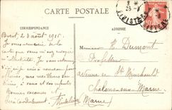 VINTAGE POSTCARD Boat Navy Jeanne D arc School D application of the candidates