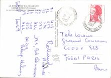 MODERN CARD Bateau Carries helicopters Jeanne D arc