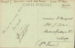 VINTAGE POSTCARD Bateau Cruiser Armours 1st rank Jules Ferry