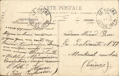 VINTAGE POSTCARD Bateau Cruiser D squadron Armours Jules Ferry