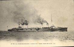 VINTAGE POSTCARD Boat the Julien of the Gravel pit cruiser of 1st class speed 23 nodes