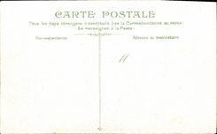 VINTAGE POSTCARD Boat Marseilles Kabyle Destroyer in the old port