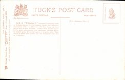 VINTAGE POSTCARD Boat SMS Kaiser WilhelmII