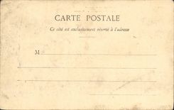 VINTAGE POSTCARD Bateau Bordeaux Kleber Croiseur Armours Built on the building sites of the Gironde