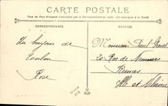 VINTAGE POSTCARD Bateau Freedom Armours has Avion turrets