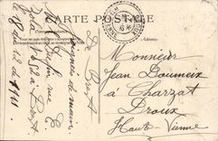 VINTAGE POSTCARD Boat Catastrophe of Freedom funerals Ravelled the crown of the Minister for the Nation