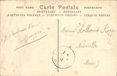 VINTAGE POSTCARD Boat Catastrophe of Freedom Toulon Mr  the President of the Republic